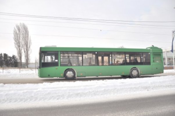 Autobuzele RATC nu au putut circula spre Ovidiu